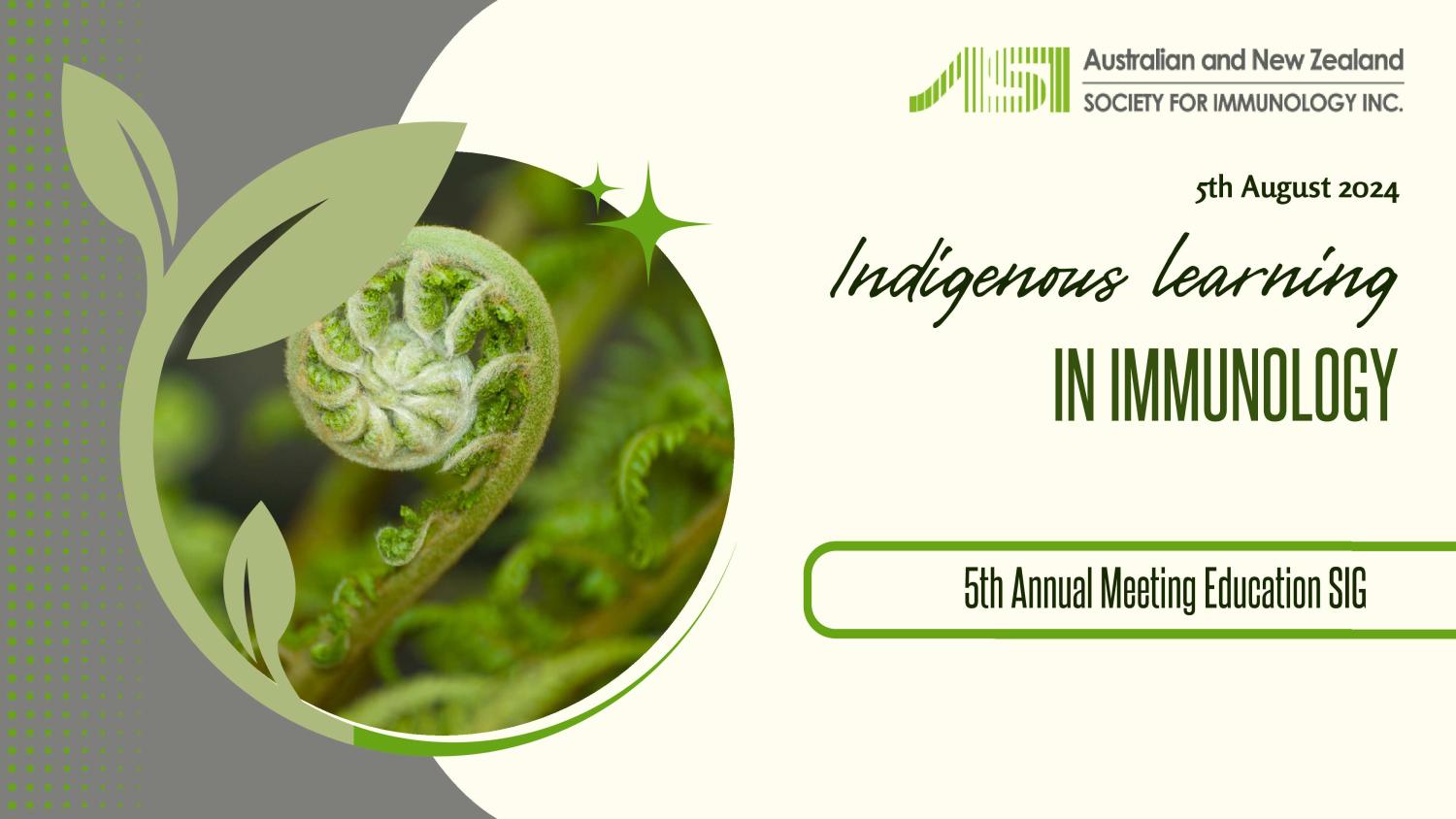 Thumbnail for Education SIG 5th annual meeting - Immunology pedagogy and indigenous ways of learning