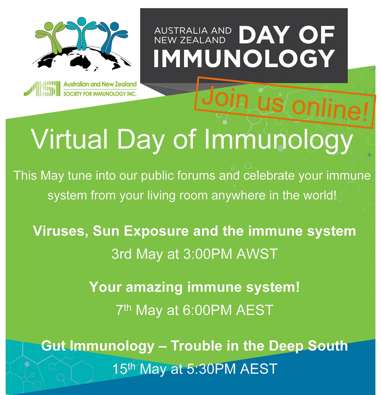 Day of Immunology Australian and New Zealand Society for Immunology