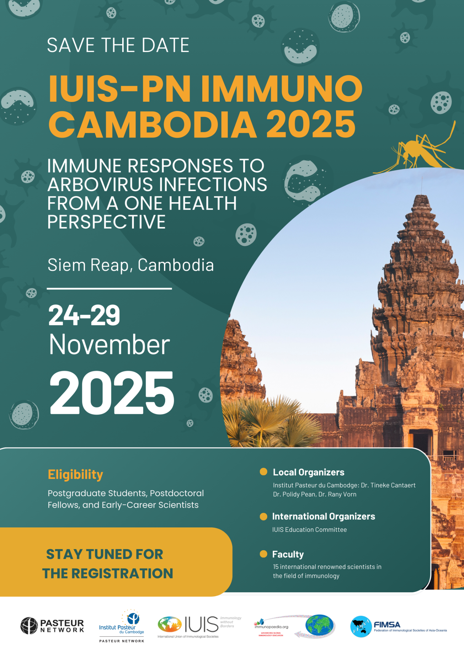 Thumbnail for Save the Date - IUIS-PN Immuno Cambodia 2025 