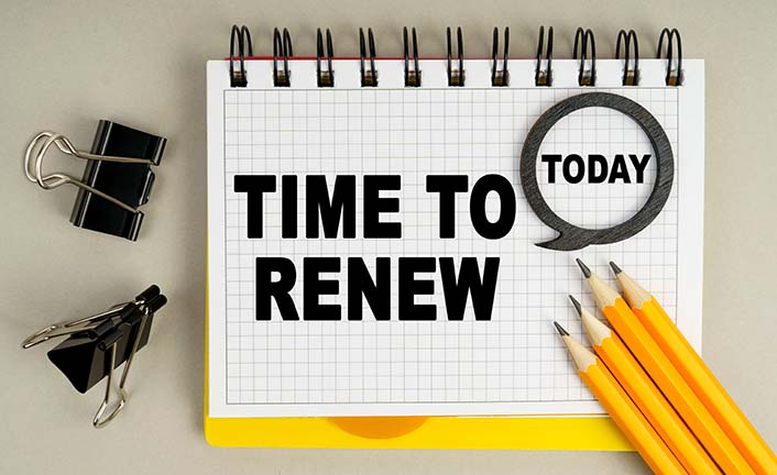 Time to renew