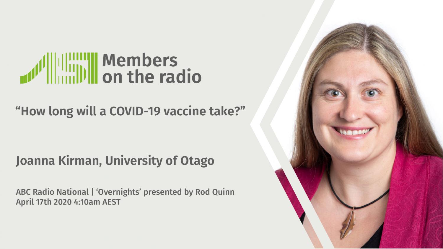 Thumbnail for ASI Public Event  | Q&A on COVID-19 vaccines | RADIO ON DEMAND
