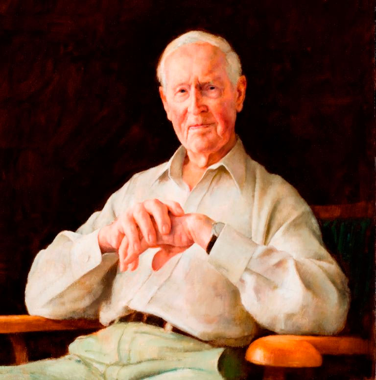 Professor Frank Fenner AC CMG MBE 2007 by Jude Rae